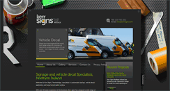 Desktop Screenshot of kerrsigns.com
